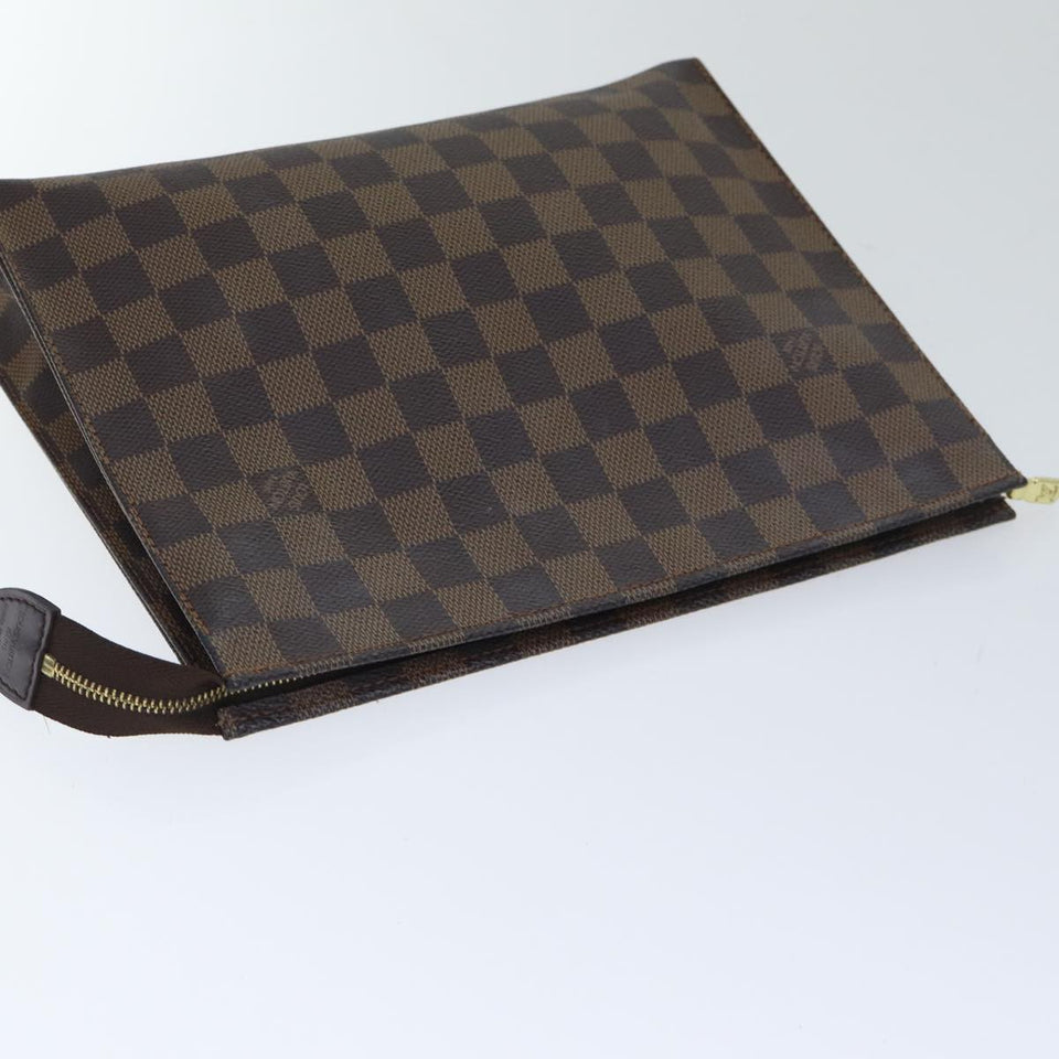Louis Vuitton Poche Toilette  Canvas Clutch Bag