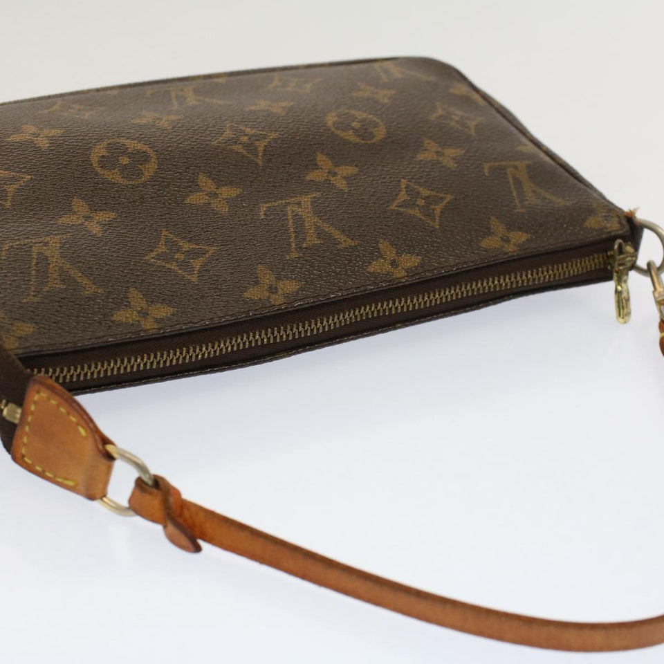Louis Vuitton Pochette Accessoire  Canvas Clutch Bag