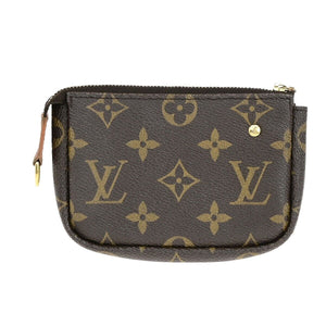 Louis Vuitton Pochette Clés  Canvas Clutch Bag