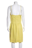 Chanel Citrine Dress With Button Detail SZ 40