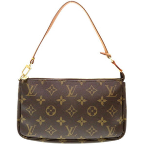 Louis Vuitton Pochette Accessoires  Canvas Clutch Bag