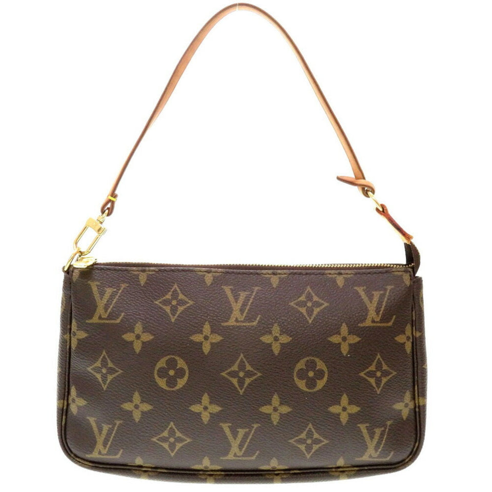 Louis Vuitton Pochette Accessoires  Canvas Clutch Bag