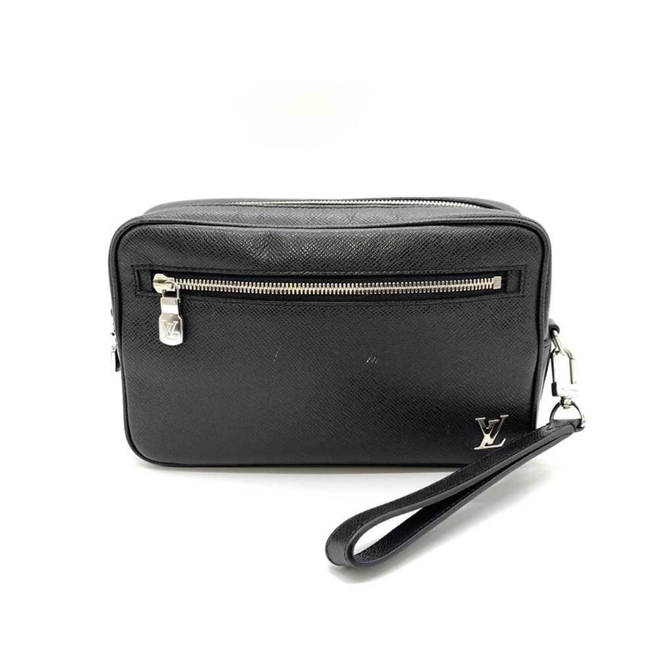 Louis Vuitton Pochette Kasai  Leather Clutch Bag