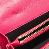 Dior Orange Cannage Leather Lady Dior Bifold Wallet