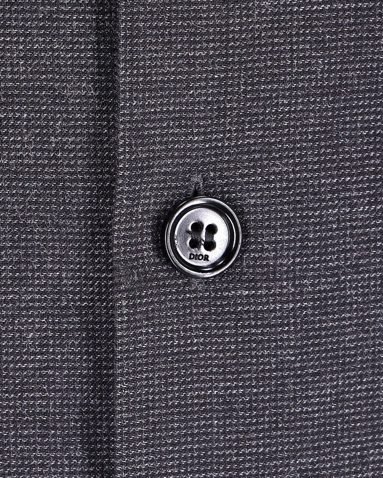 Dior Button Down Shirt in Dark Grey Laine