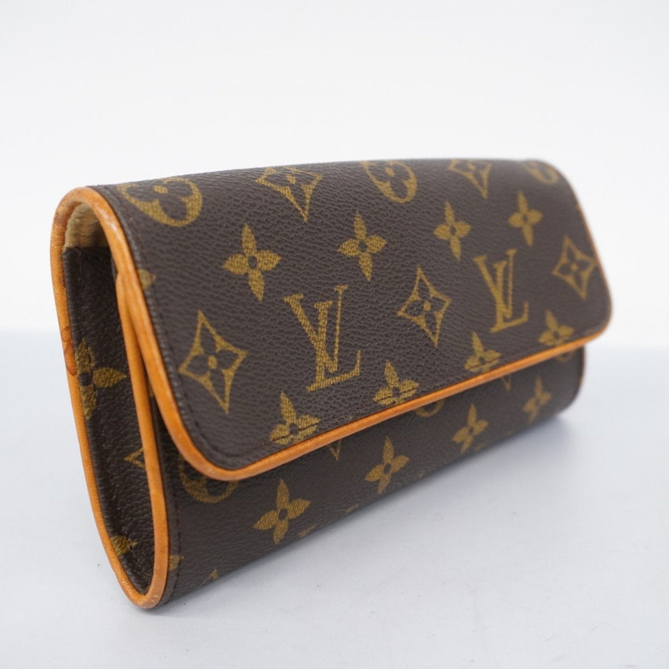 Louis Vuitton Pochette Twin  Canvas Clutch Bag