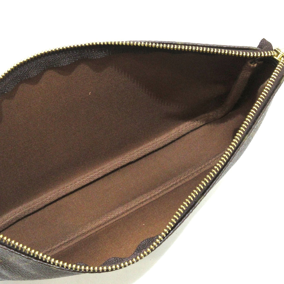 Louis Vuitton Pochette Accessoire  Canvas Clutch Bag