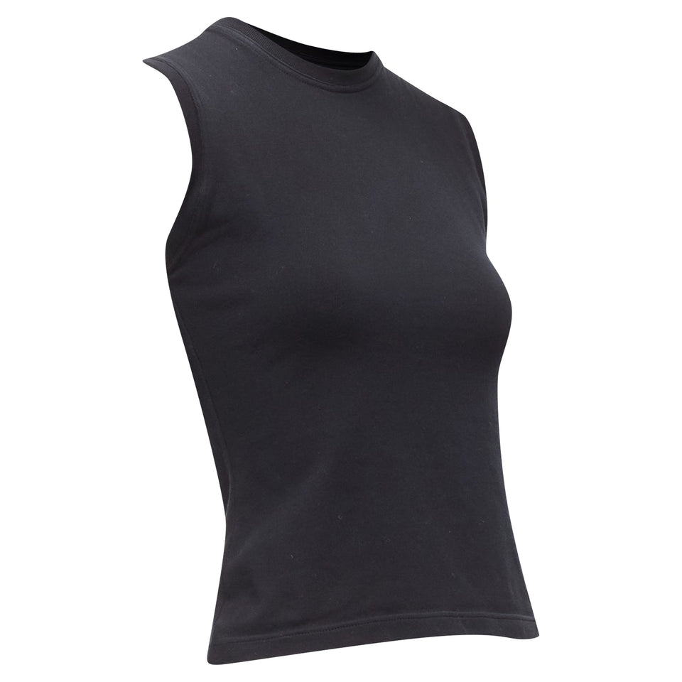 Dior Cotton Silver CD Logo Plate Sleeveless Crew Neck Tank Top