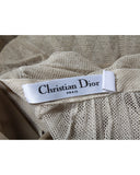 Dior Pleated Gradient Maxi Skirt in Beige Silk & Tulle