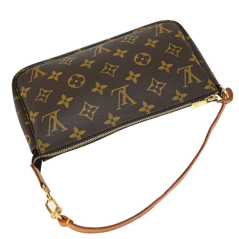 Louis Vuitton Pochette Accessoires  Canvas Clutch Bag