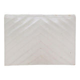 Saint Laurent Enveloppe  Leather Clutch Bag ()