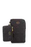 Christian Dior Black Cannage Caro Cross-Body in Calfskin