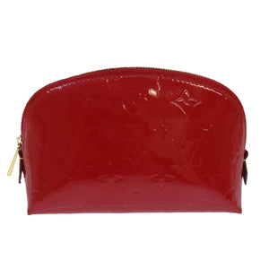 Louis Vuitton Cosmetic Pouch  Patent Leather Clutch Bag