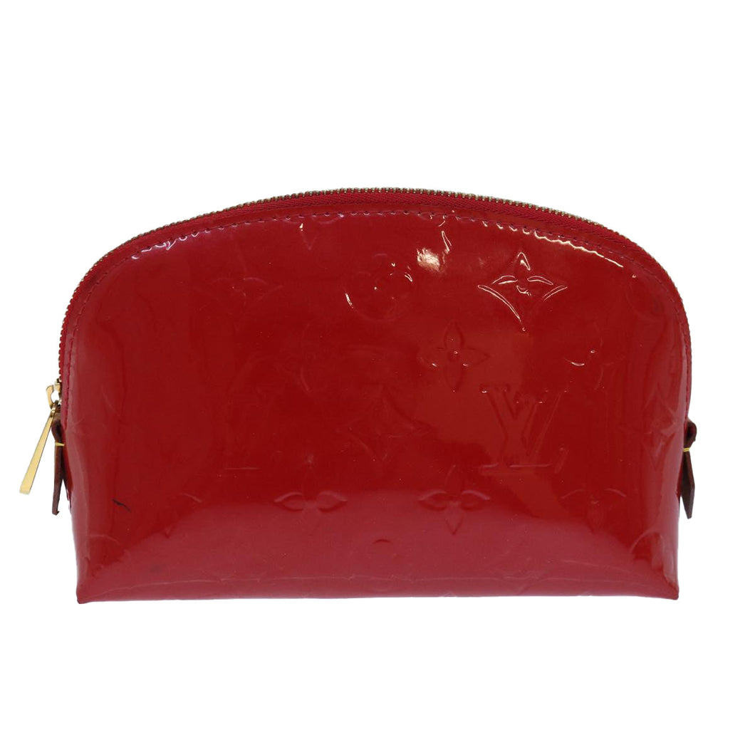 Louis Vuitton Cosmetic Pouch  Patent Leather Clutch Bag