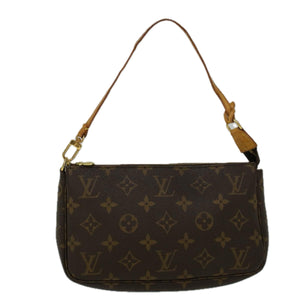 Louis Vuitton Pochette Accessoire  Canvas Clutch Bag
