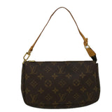 Louis Vuitton Pochette Accessoire  Canvas Clutch Bag