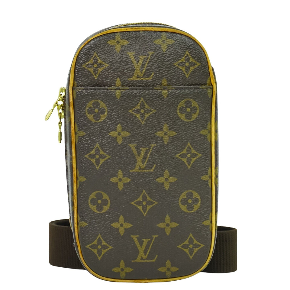 Louis Vuitton Pochette Gange  Canvas Clutch Bag