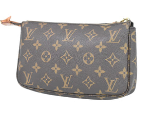 Louis Vuitton Pochette Accessoires  Canvas Clutch Bag