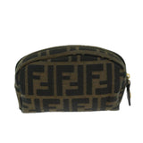 Fendi Zucca  Canvas Clutch Bag