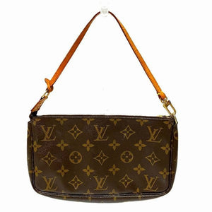 Louis Vuitton Pochette Accessoire  Canvas Clutch Bag
