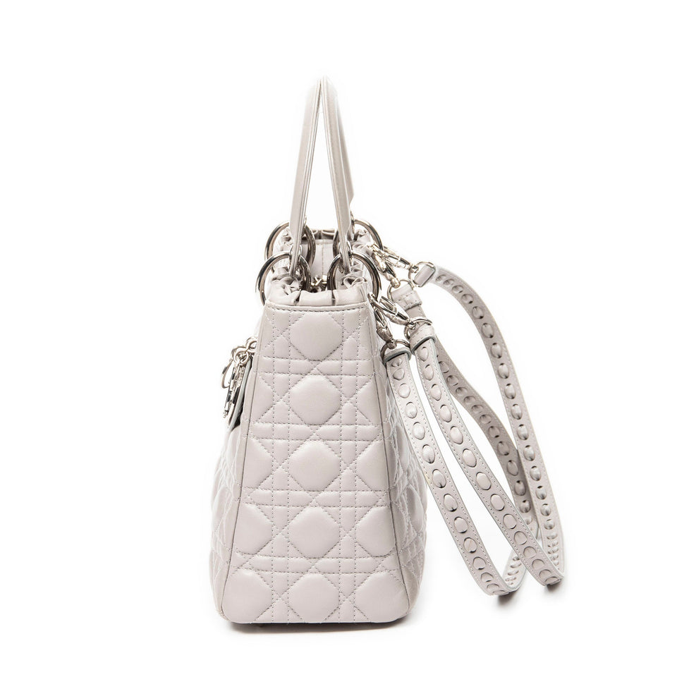 Medium Ruffle Lady Dior Zip