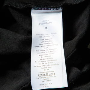 Dior Black Printed Cotton T-Shirt