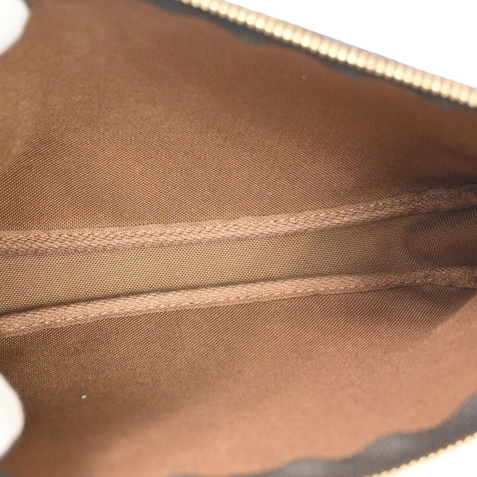 Louis Vuitton Pochette Accessoire  Canvas Clutch Bag