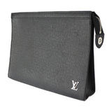 Louis Vuitton Pochette Voyage  Leather Clutch Bag