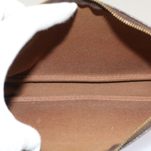 Louis Vuitton Pochette Accessoire  Canvas Clutch Bag