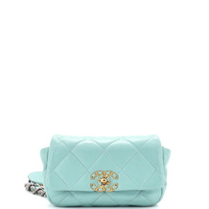 CHANEL 19 Belt Bag Quilted Leather