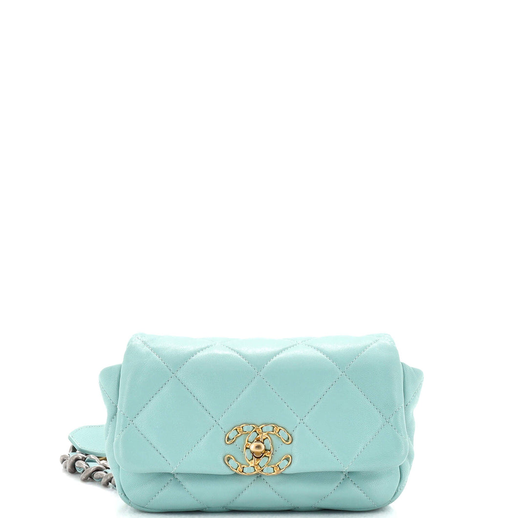 CHANEL 19 Belt Bag Quilted Leather