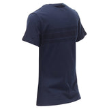 Christian Dior Textured Logo Stripe Front Crew Neck Short Sleeve Tshirt