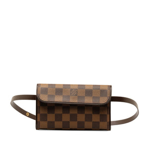 Louis Vuitton Pochette Florentine  Canvas Clutch Bag