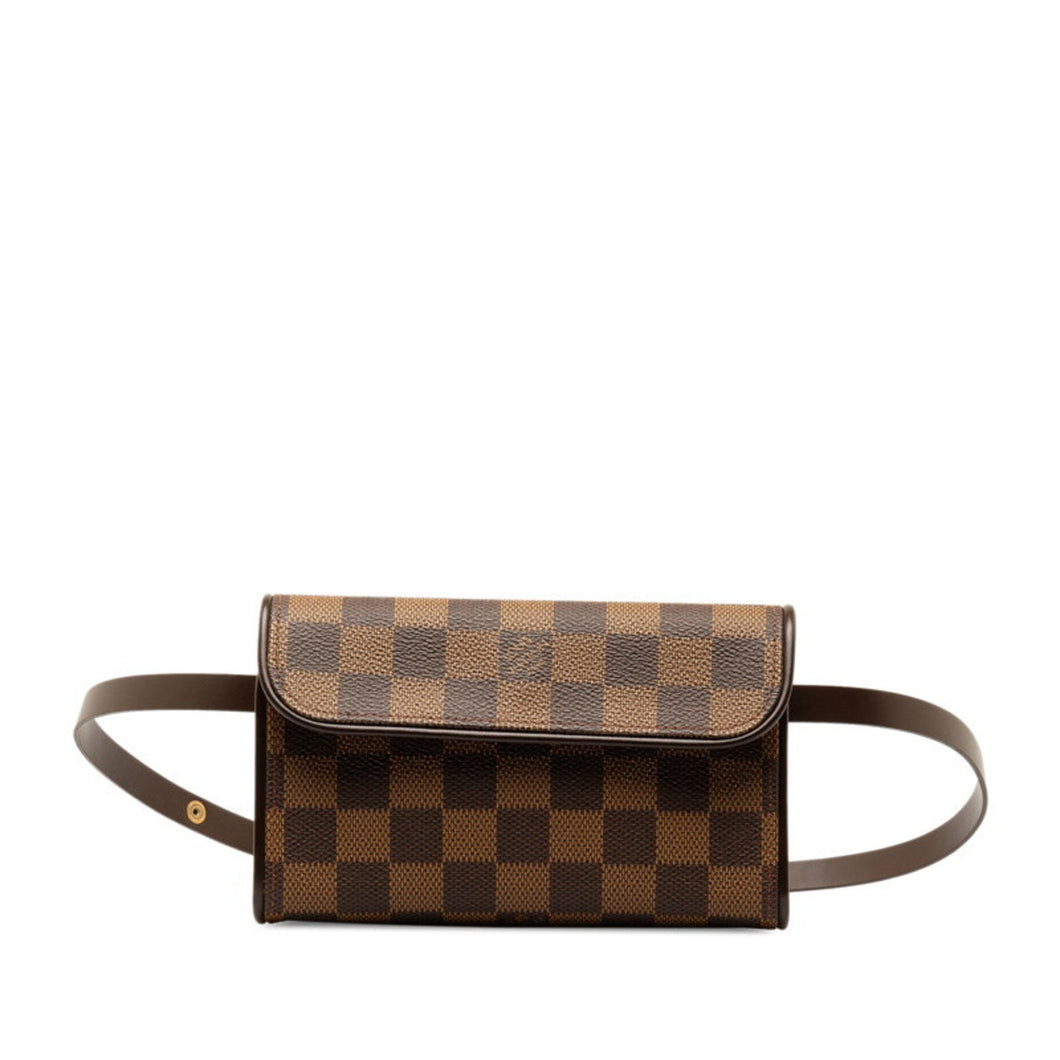 Louis Vuitton Pochette Florentine  Canvas Clutch Bag