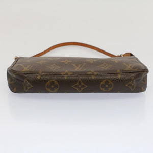 Louis Vuitton Pochette Accessoire  Canvas Clutch Bag
