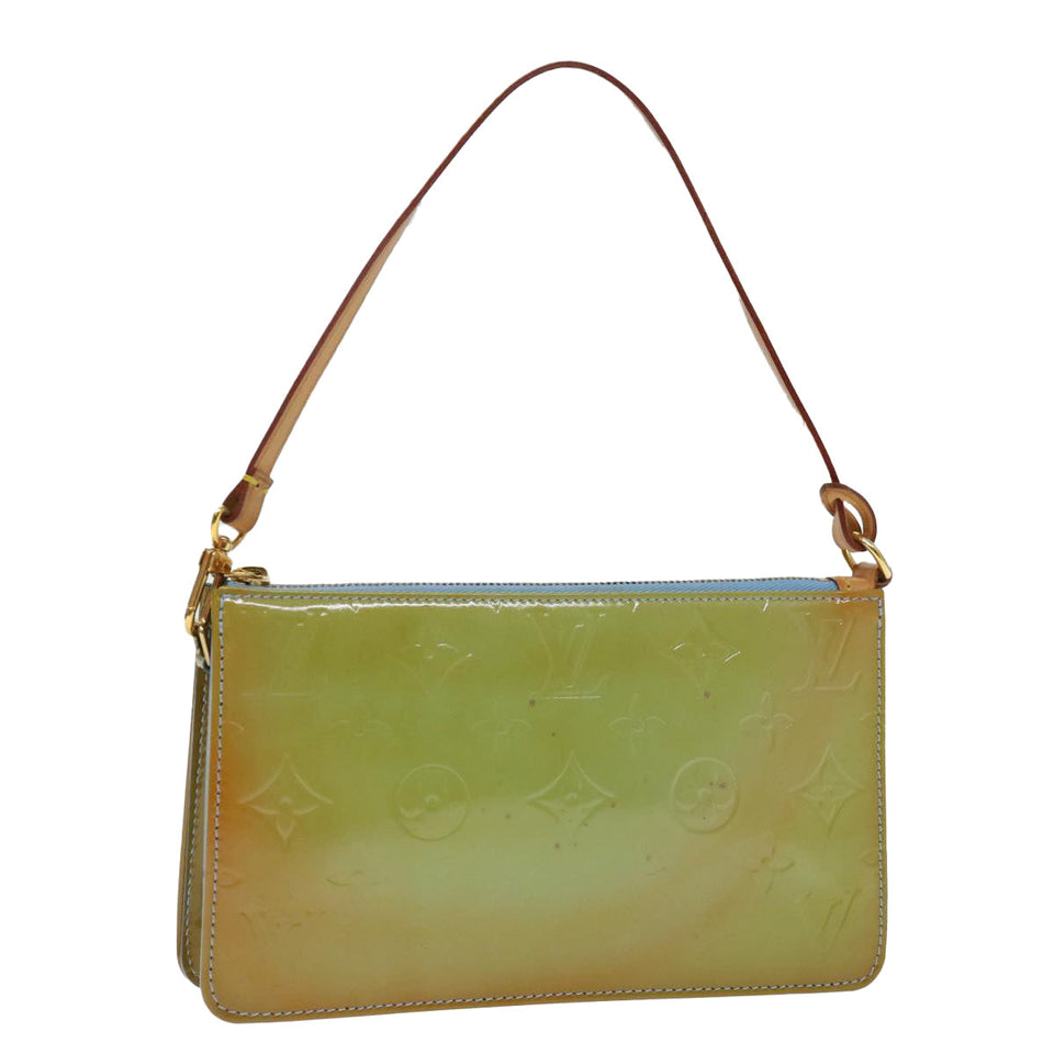 Louis Vuitton Pochette Accessoire  Leather Clutch Bag