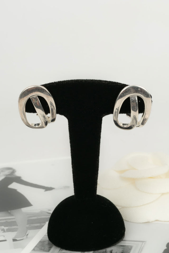 Boucles d'oreilles en argent Chanel