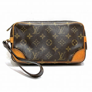 Louis Vuitton Marly Dragonne  Canvas Clutch Bag