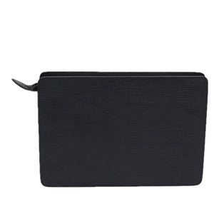 Louis Vuitton Epi Pochette Homme Clutch Bag Black Noir