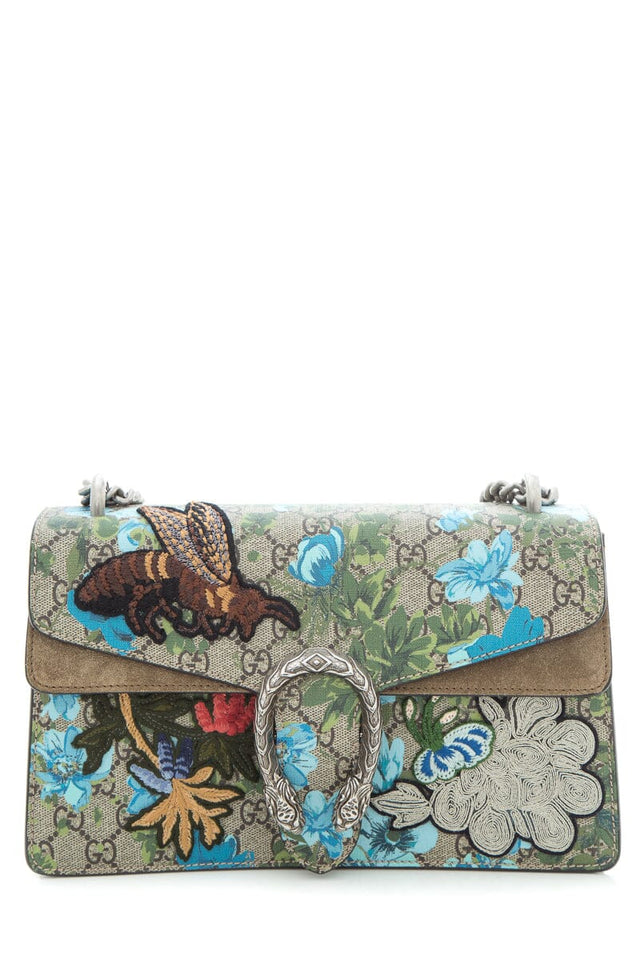 Gucci GG Supreme Blooms Embroidered Dionysus Handbag