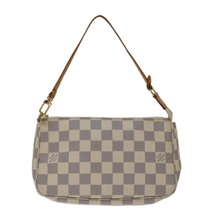 Louis Vuitton Pochette Accessoire  Canvas Clutch Bag