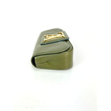 Louis Vuitton Patent Leather Sobe Green Clutch