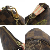 Louis Vuitton Mini Pochette Accessoires  Canvas Clutch Bag