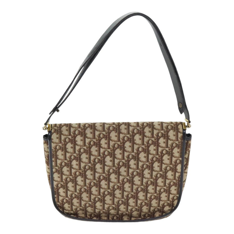 Dior Trotter Canvas Shoulder Bag  Canvas Shoulder Bag
