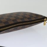 Louis Vuitton Pochette Accessoire  Canvas Clutch Bag