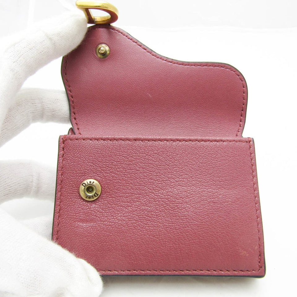 Dior Saddle  Leather Wallet
