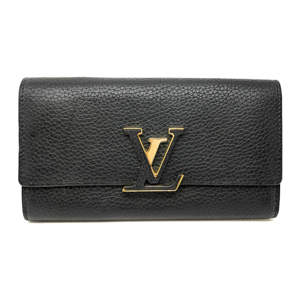 Louis Vuitton 2017 Taurillon Leather Capucines Wallet