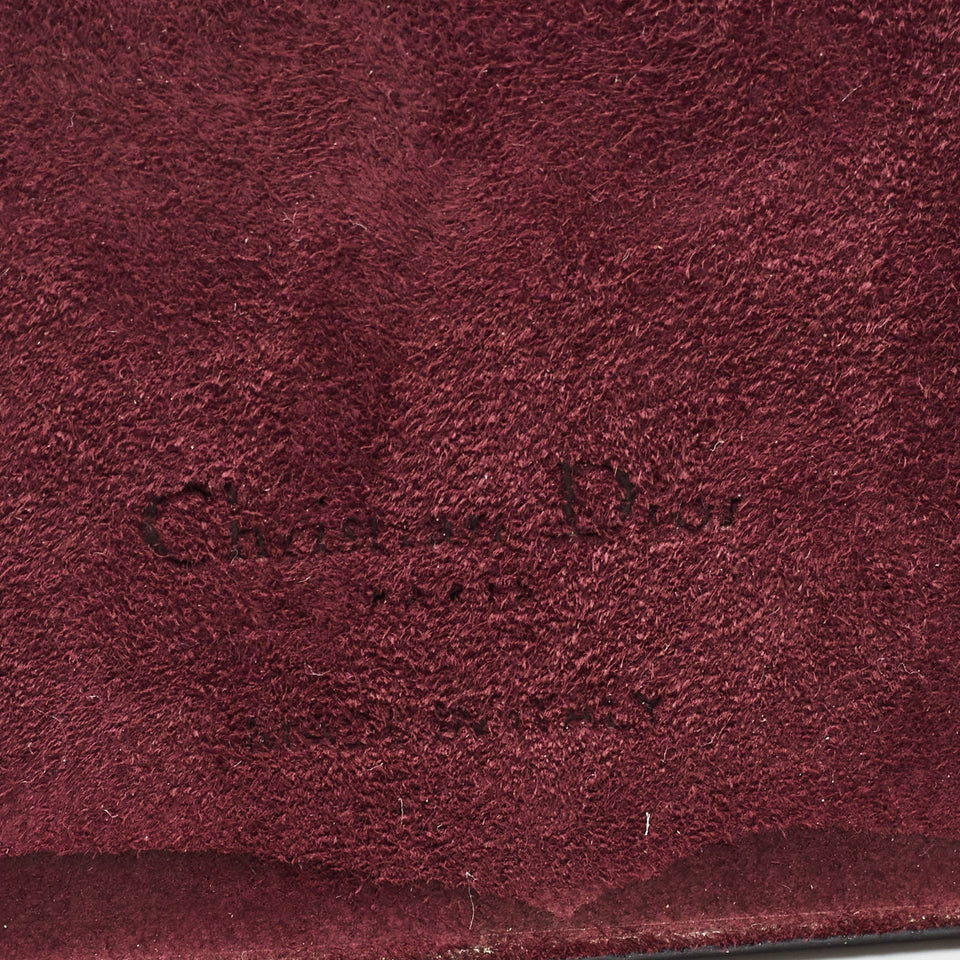 Dior Burgundy Oblique Canvas And Leather Iphone Xs Max Case