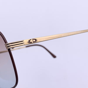 Dior Vintage Metal Sunglasses Reflected