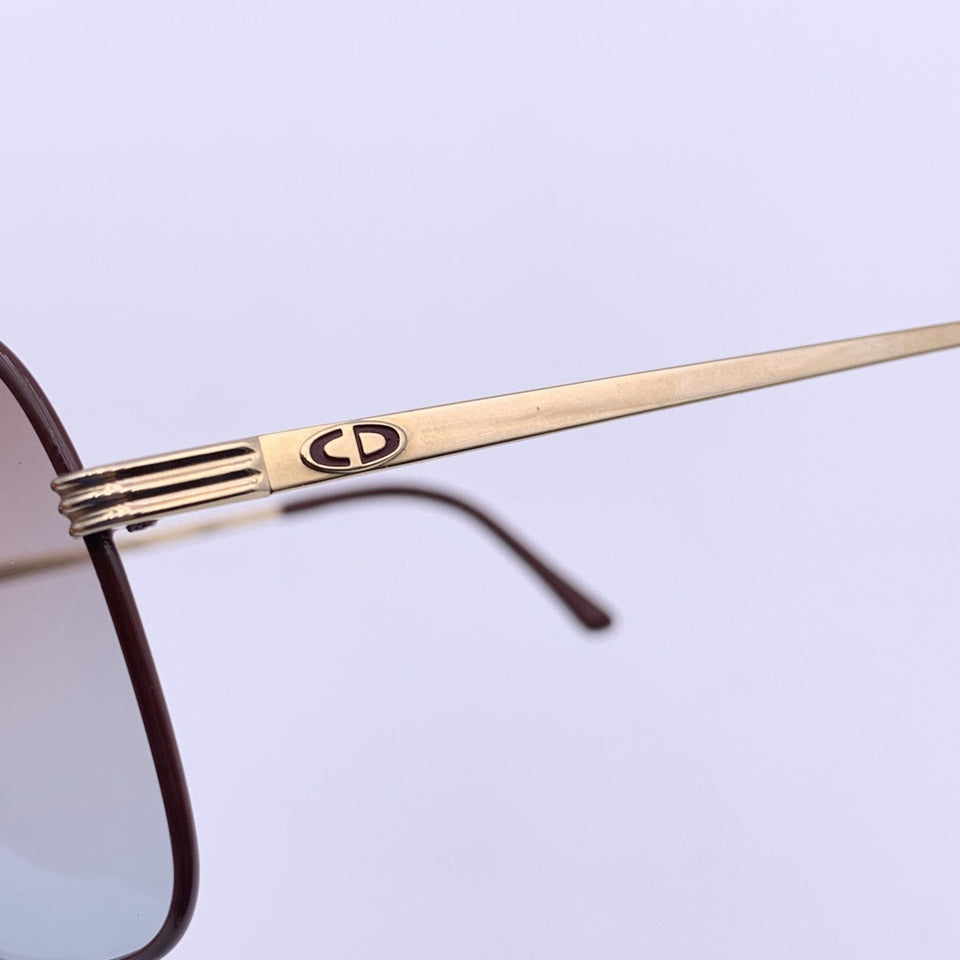 Dior Vintage Metal Sunglasses Reflected